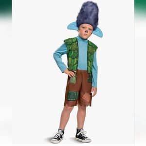 Trolls Branch Costume Boys Size 4-6